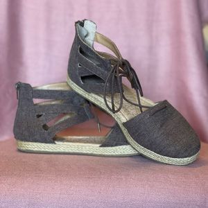 b.o.c. Brown Flats with Tan Soles